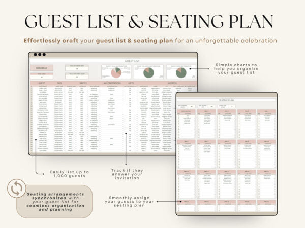 The Ultimate Wedding Planner Spreadsheet