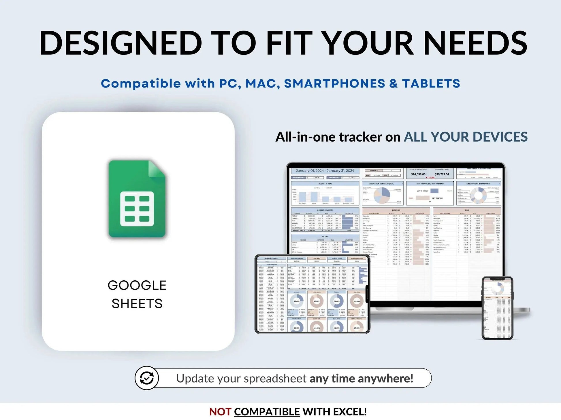 Paycheck Budget Spreadsheet Google Sheets Easy Budget Planner Template Weekly Biweekly Income Allgooddeals