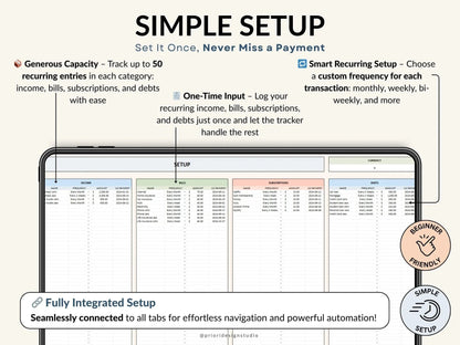 Bill Calendar 2025 2026 Bill Tracker Spreadsheet for Google Sheets and Excel Monthly Smart Bill Planner Editable Personal Allgooddeals